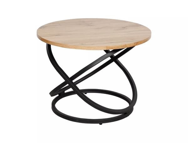 EOS rundt sofabord 60 cm egetræ