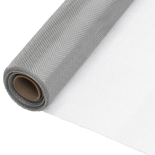 vidaXL Rostfritt stålnät 60 x 2000 cm silver