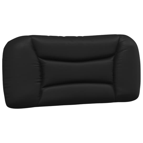 vidaXL hovedgærdehynde, sort, 80 cm, kunstlæder