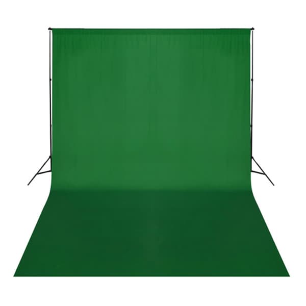 vidaXL Studio Kit med softbox, baggrund og reflektorer