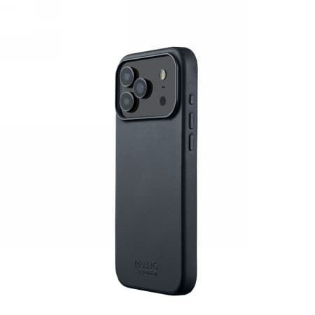 Mujjo Läderfodral - läderfodral för iPhone 17 Pro Max kompatibelt med MagSafe (basalt)