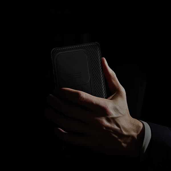 Etui til OnePlus 13, Nillkin-beskyttelse, CamShield Pro, sort