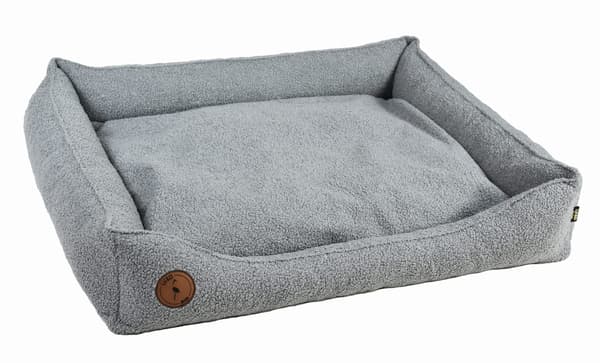 CEZAR sofa, grå bouclé, L - 95 cm x 80 cm