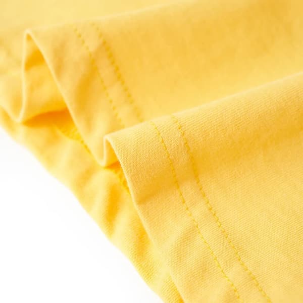 Børne-T-shirt, lys okker, 128