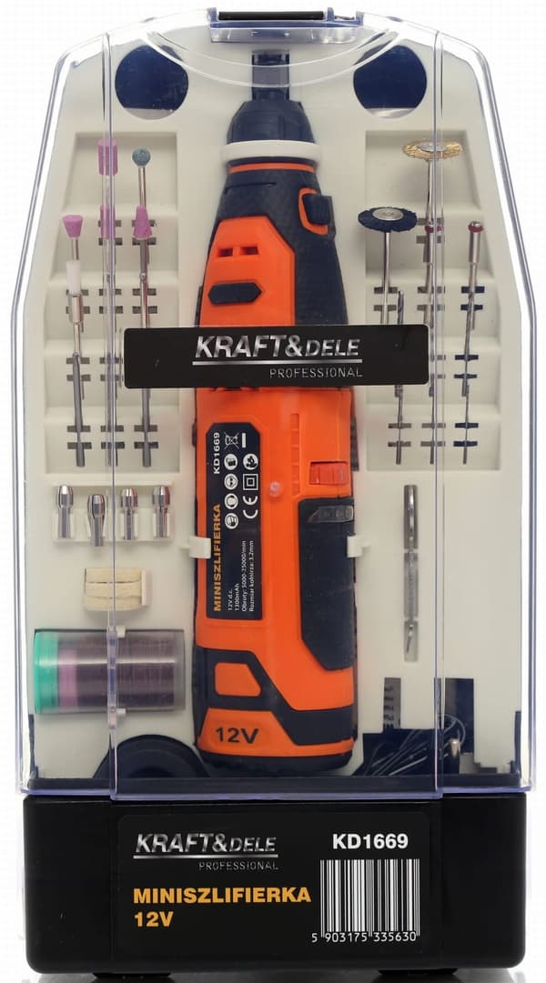 MINI HIOMAKONE 12V + VARUSTEET KD1669