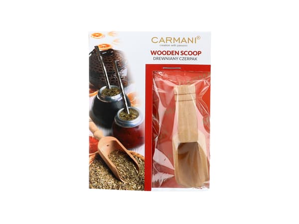 Te-træspatel - yerba mate-ske