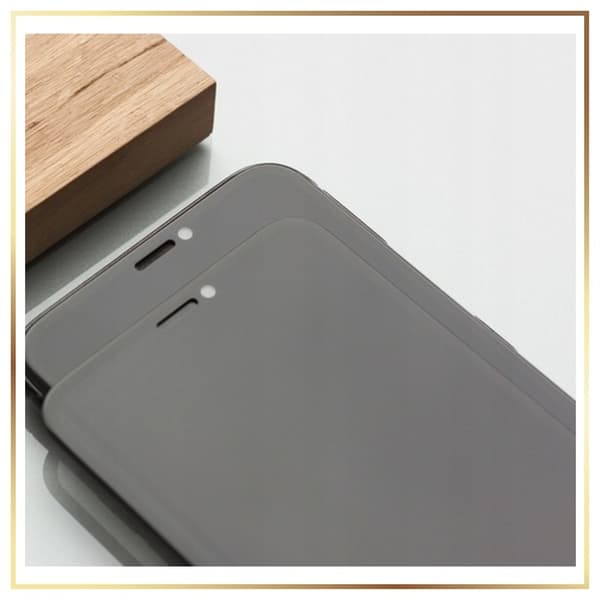 3MK HardGlass Max Privacy Hærdet Glas til iPhone 6/6S Plus, Sort