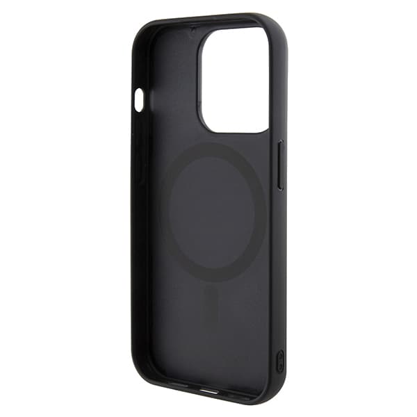 Guess GCube Stripes MagSafe-etui til iPhone 15 Pro Max, sort