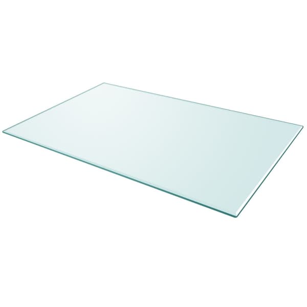 vidaXL rektangulær glasbordplade 1000x620 mm