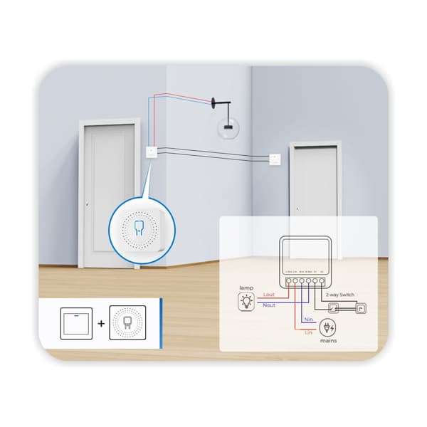 TUYA WiFi-belysningscontroller til indbygning