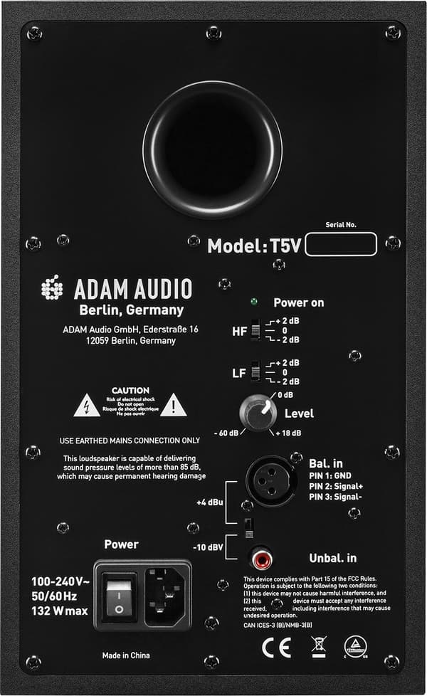 ADAM T5V studiemonitor (NGLADUGLO0020)