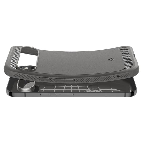 Spigen Rugged Armor -kotelo Google Pixel 9 Pro XL:lle, marmorinharmaa