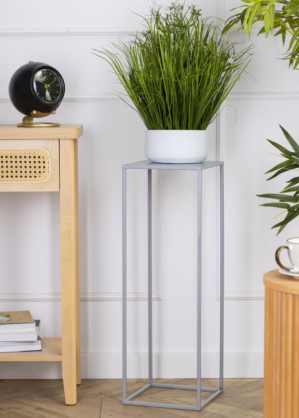 Grått stående blomställ 70 cm