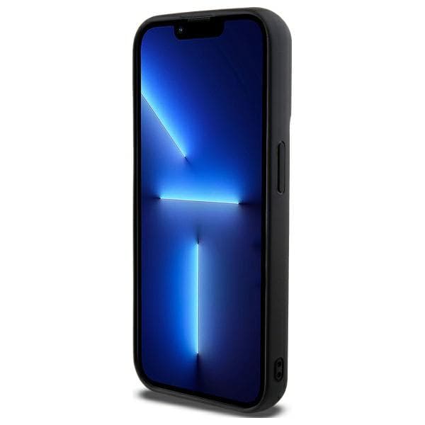 DKNY Quilted Stack Logo-skal till iPhone 15 Pro Max, Svart