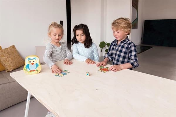 Ugglepussel för barn, upp till 20 bitar.