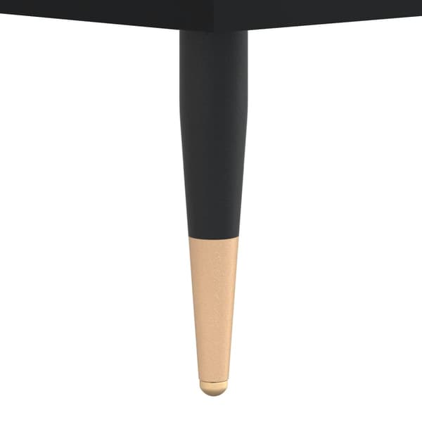 vidaXL sofabord, sort, 60x44,5x45 cm, træbaseret materiale