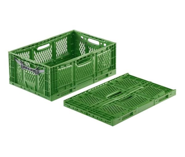 Förstärkt hopfällbar container 600x400x230