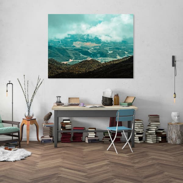 Canvastaulu Luontomaisema Ylämaat 80x40 cm