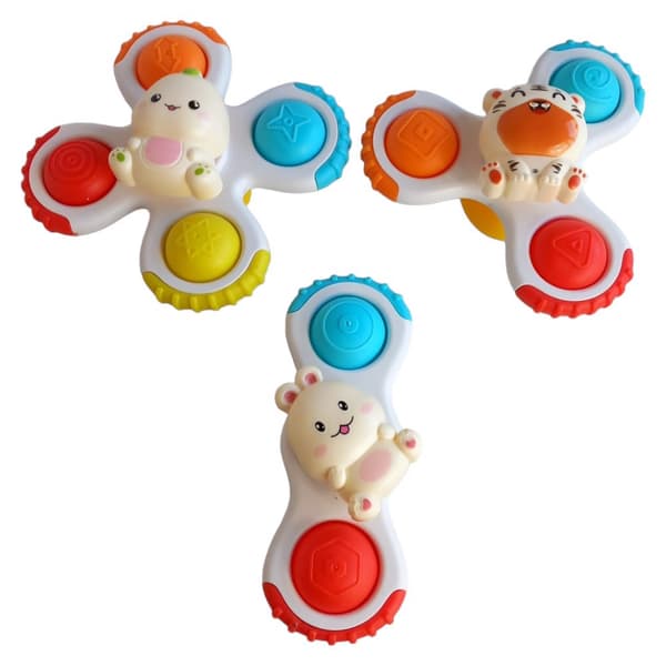 Fidget spinner med sugekopsensor til børn