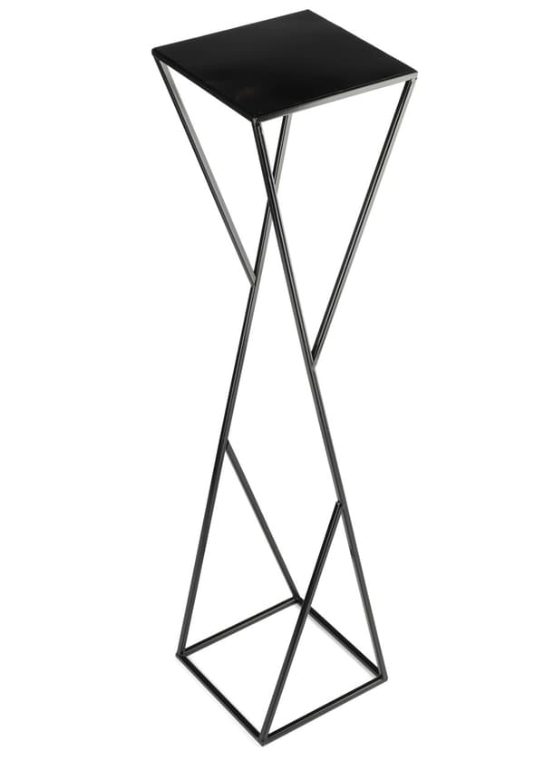 Moderni LOFT musta kukkateline 100 cm