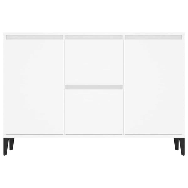 vidaXL skab, hvid, 104x35x70 cm, spånplade