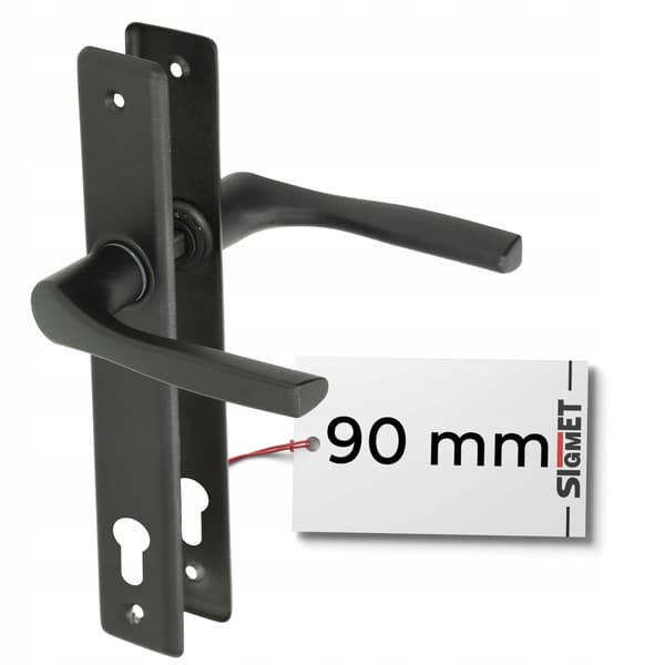 Portinkahva pitkä levy NATI 90mm musta INSERT