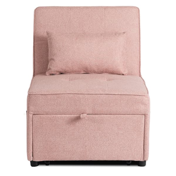 IBERIS Lænestol 67 cm Lyserød Polstret Moderne