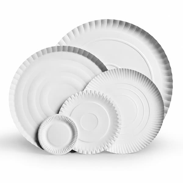Stor paptallerken 32 cm 100 stk.