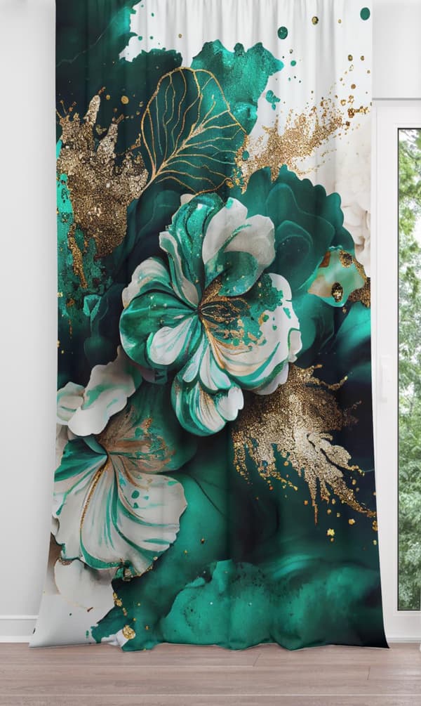 Gardin på tape print 174