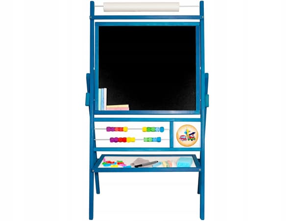 Magnetisk kridttavle, træ, papir, abacus, dobbeltsidet, gratis