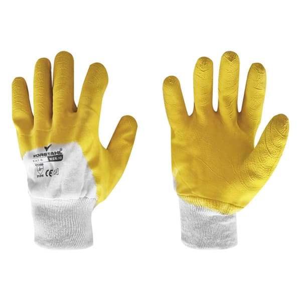 Skyddshandskar av bomull och polyester, 12-pack, storlek 10, Vorstahl-kvalitet