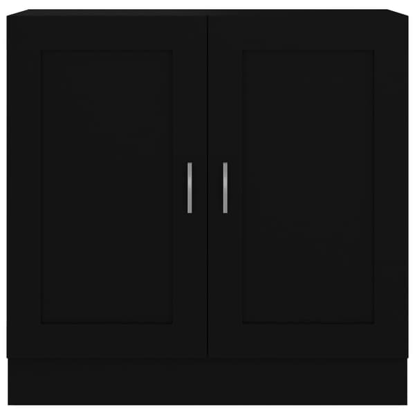 vidaXL reol sort 82,5 x 30,5 x 80 cm spånplade