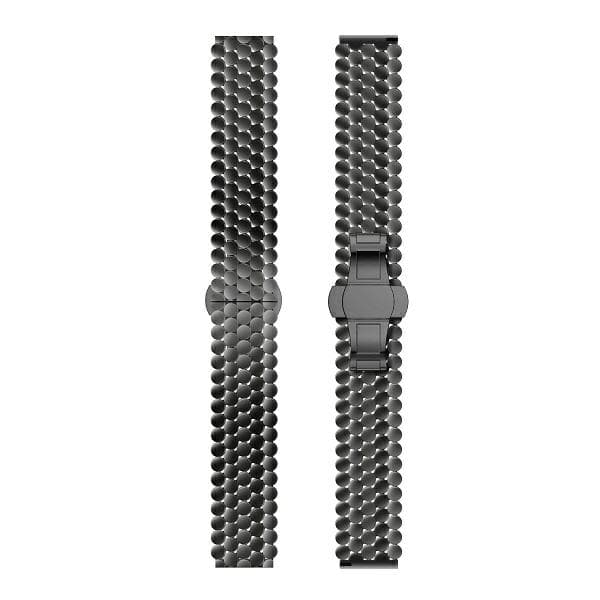 Beline Metal Honeycomb Urrem Universal til 22mm Ure Sort