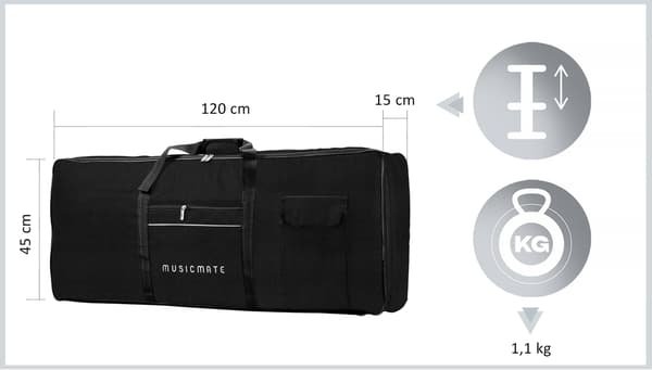 76 MusicMate MM-B76 BeatBag Keyboardfodral