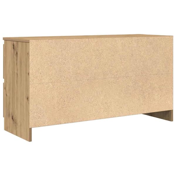 vidaXL TV-skab i egetræ 100x35x54 cm limet træ