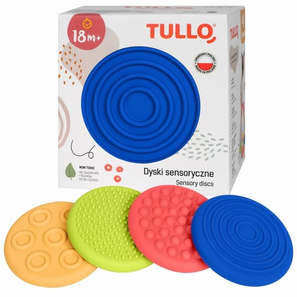 Sensoriset kiekot 20 cm 4 kpl