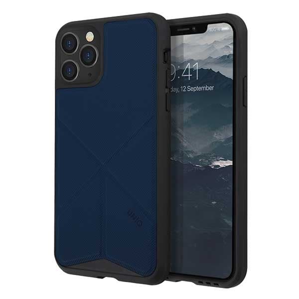 UNIQ Transforma iPhone 11 Pro-skal blå/marinblå panter