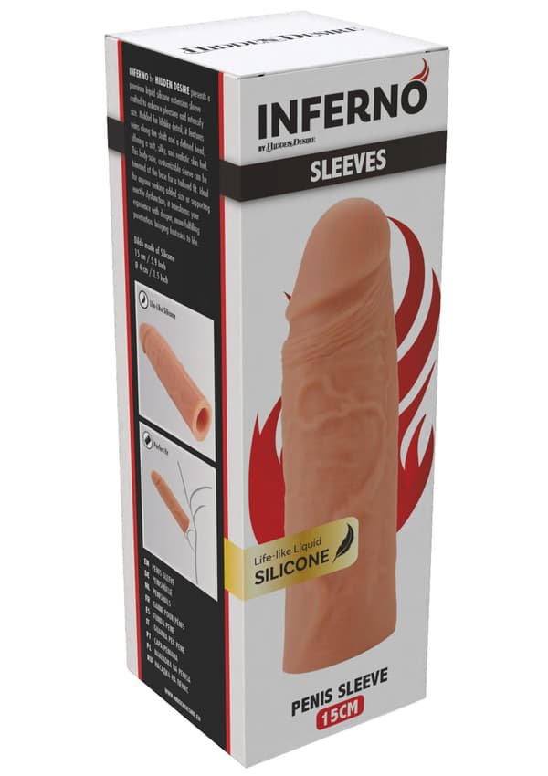 Penishylster Flydende Silikone 15 cm