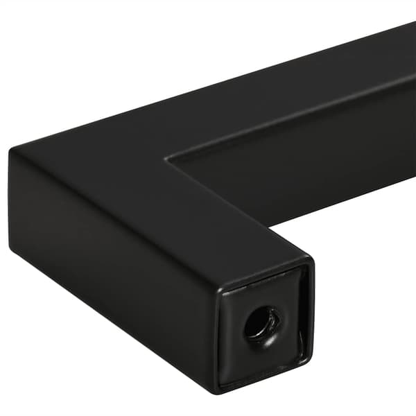 vidaXL skabsgreb 10 stk. sort 96 mm rustfrit stål