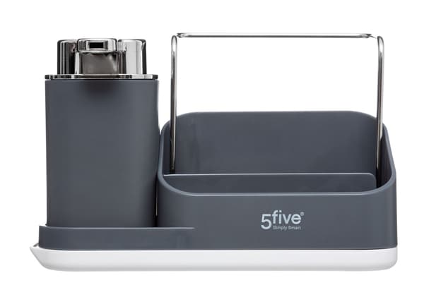 Væskedispenser med organizer Neo Grey