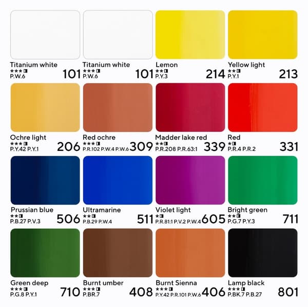 Master Class guassisarja 16 x 20 ml purkeissa