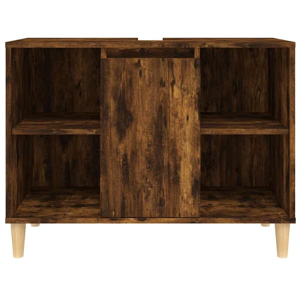vidaXL vaskeskab røget eg 80x33x60 cm