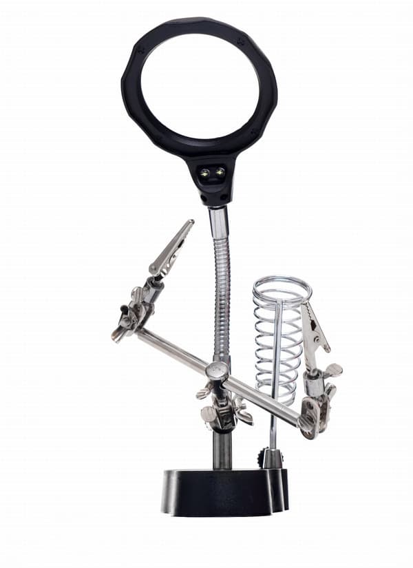 Tredjehånds - loddeforstørrelsesglasholder KD10455