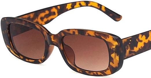 Klassiska bruna leopardsolglasögon