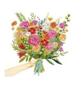 KW Buket blomster kort