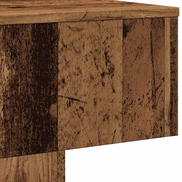 vidaXL sofabord, antik træ, 60x60x31,5 cm, spånplade