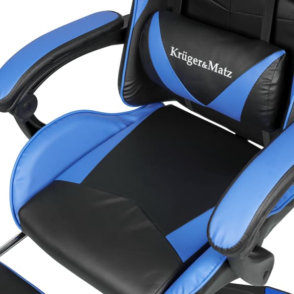 Kruger & Matz GX-150 Sort/Blå Gamingstol