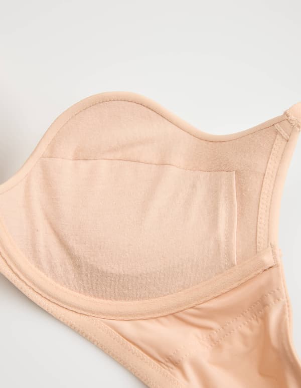 Q1.02 CLAUDIA Esotiq push-up bh med urringning | sandbeige 65E