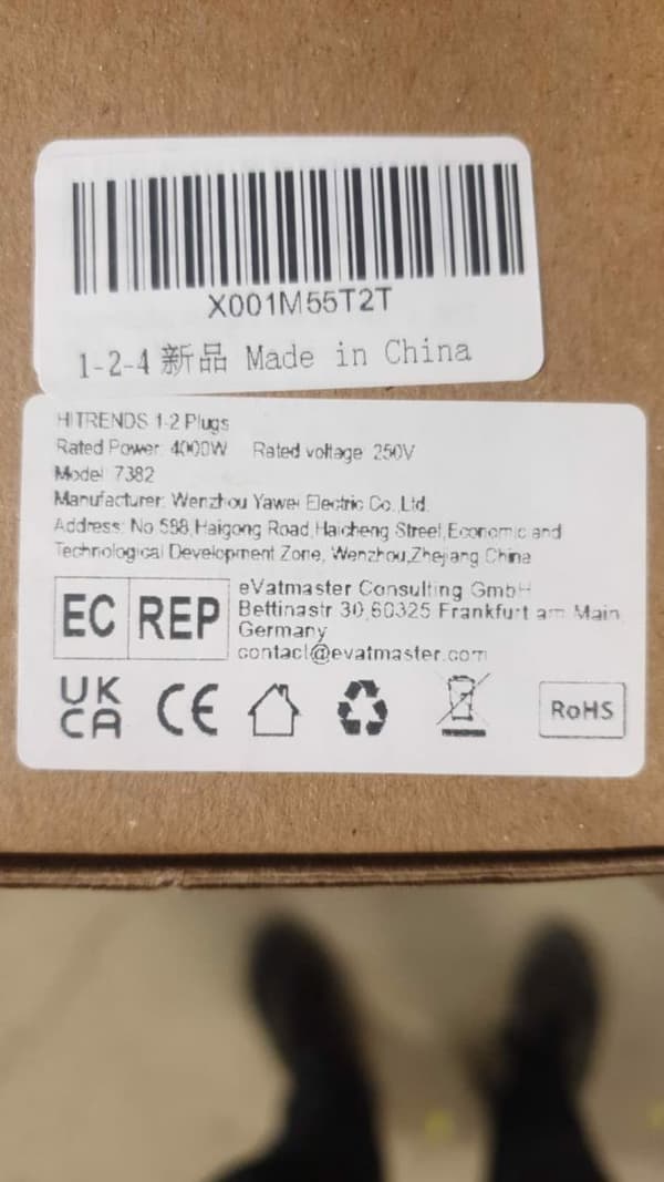 Splitteradapter 2 i 1-uttag 3 st