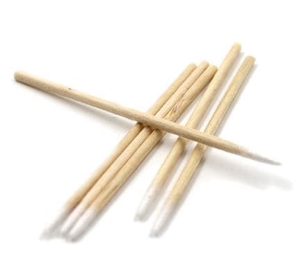 Bomuldsmikropinde til henna 100 stk.